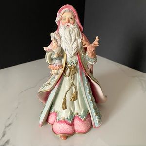 Pink Musical Santa by San Francisco Music Box Company